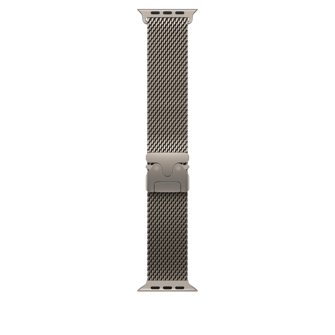 Bracelet Milanais en titane naturel