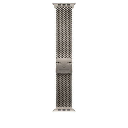 Bracelet Milanais en titane naturel